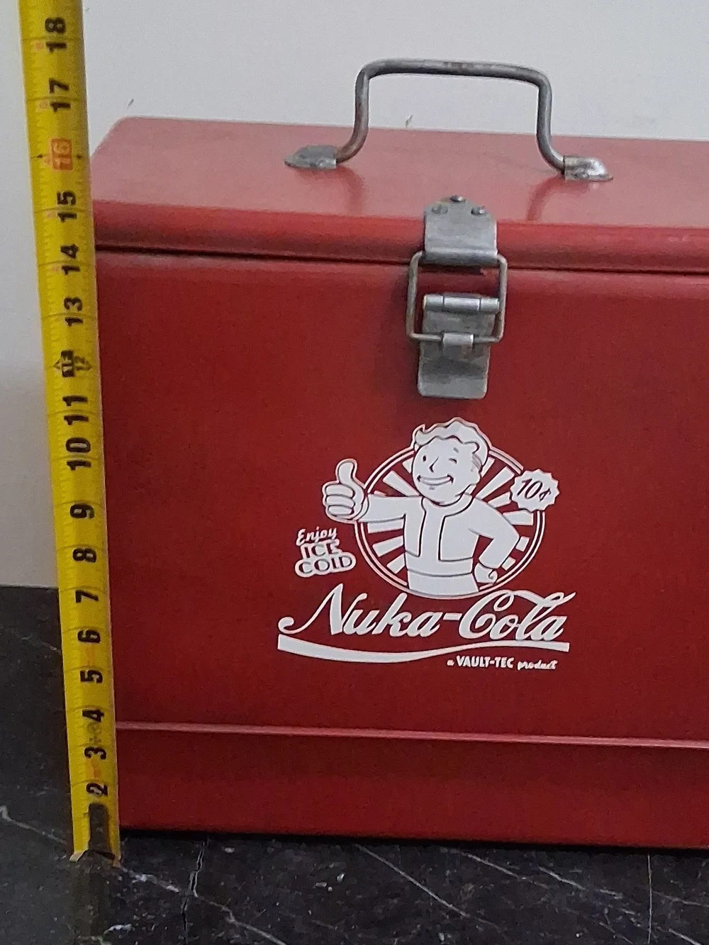 Fallout Nuka Cola Vault Boy Vintage Metal Wet/Dry Multi Level Cooler